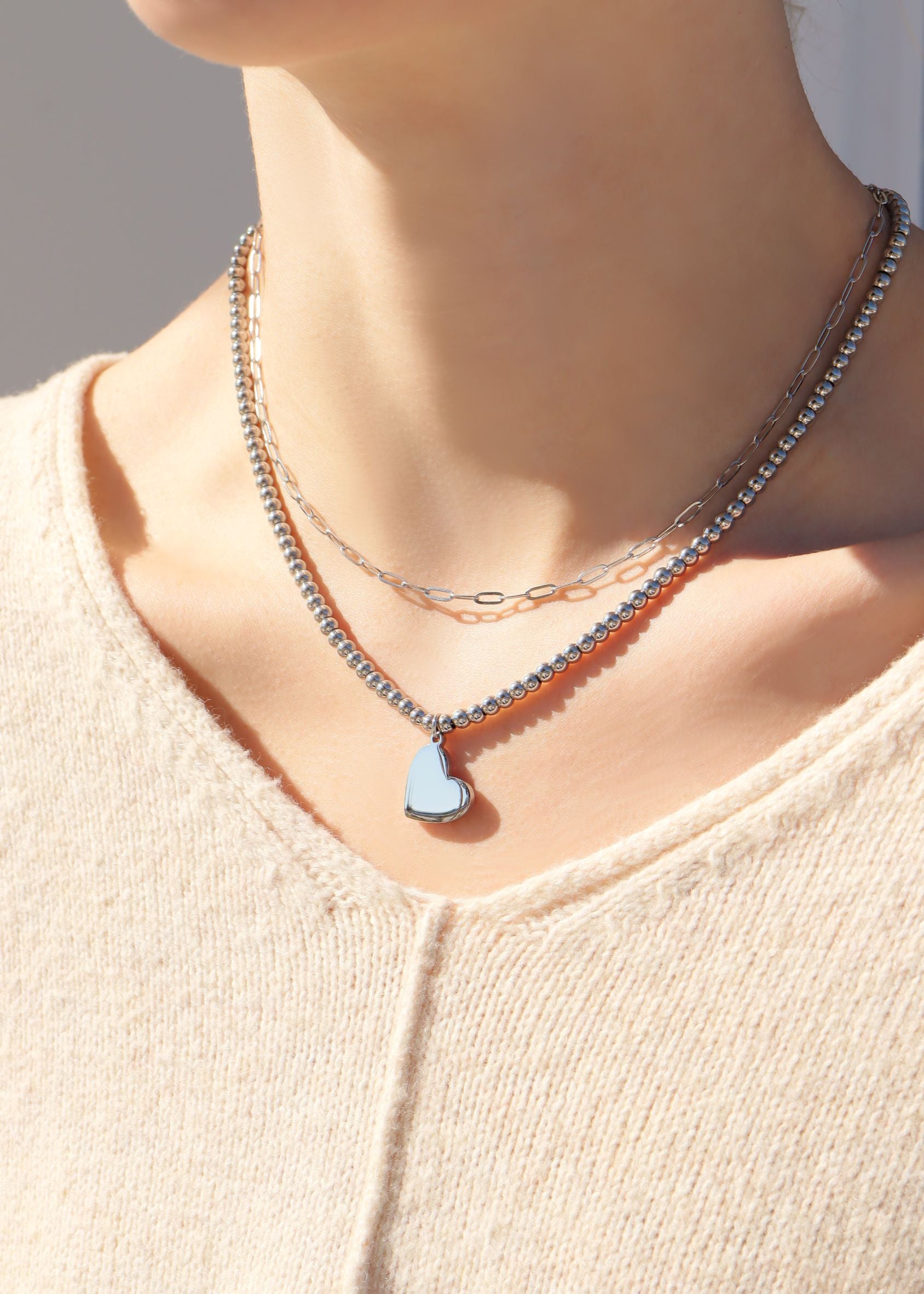 Heart Beaded Necklace