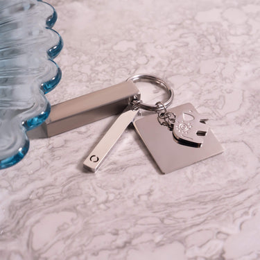 Stainless Steel Cutout Initial Pendant