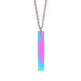Vertical Bar Necklace