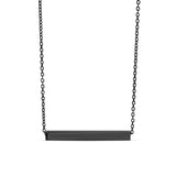 Chain necklace with bar pendant