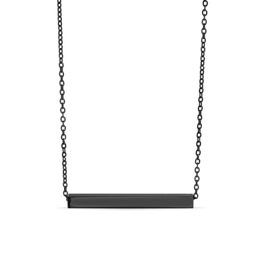 Chain necklace with bar pendant