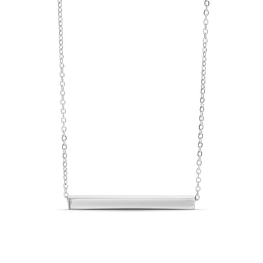 Chain necklace with bar pendant