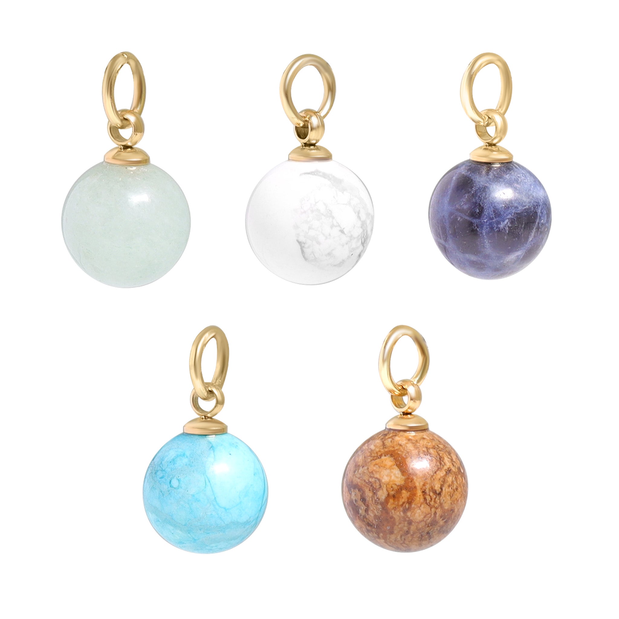 Semi Precious Natural Stone Charms / SBB0306