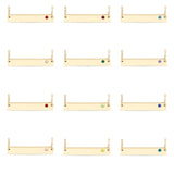 Bar Birthstone Necklace Group