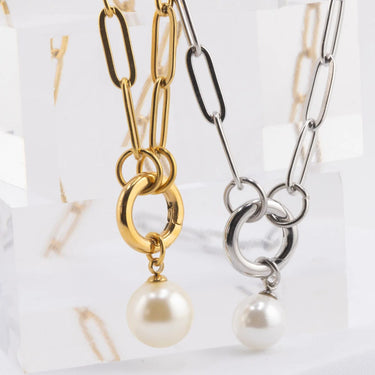 Gold and Silver Glass Pearl Charms