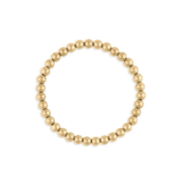 Wholesale jewelry 14K Gold Filled Plus Metal Bead Stretch Bracelet-  main