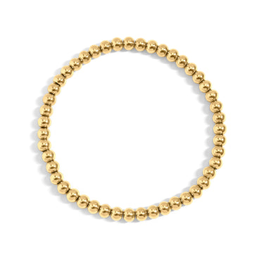 Metal Bead Stretch Bracelet