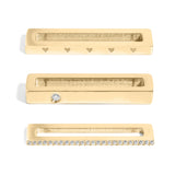 gold smart watch charm set