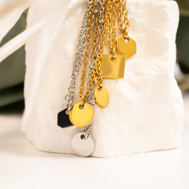 Gold & Silver Blank Jewelry Tags