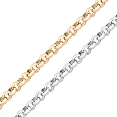 3 mm 18 carats en or PVD en acier inoxydable chaîne de bijoux permanente par le pied/SPL1001