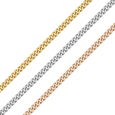 2 mm 18k Gold PVD en acier inoxydable Couper en diamant Couper chaîne de bijoux permanente par le pied/SPL1004