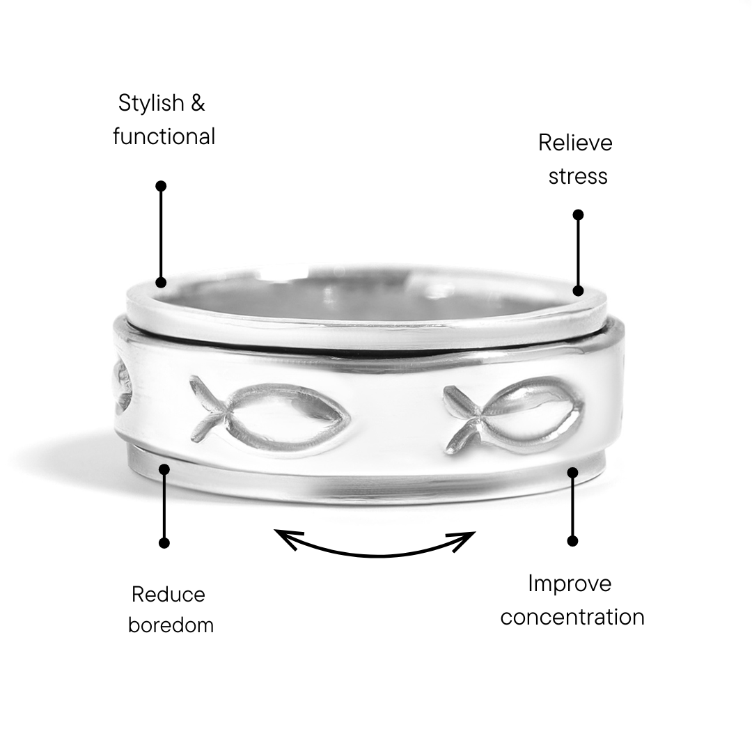 Fish Ichthys Spinner Ring Feature Graphic