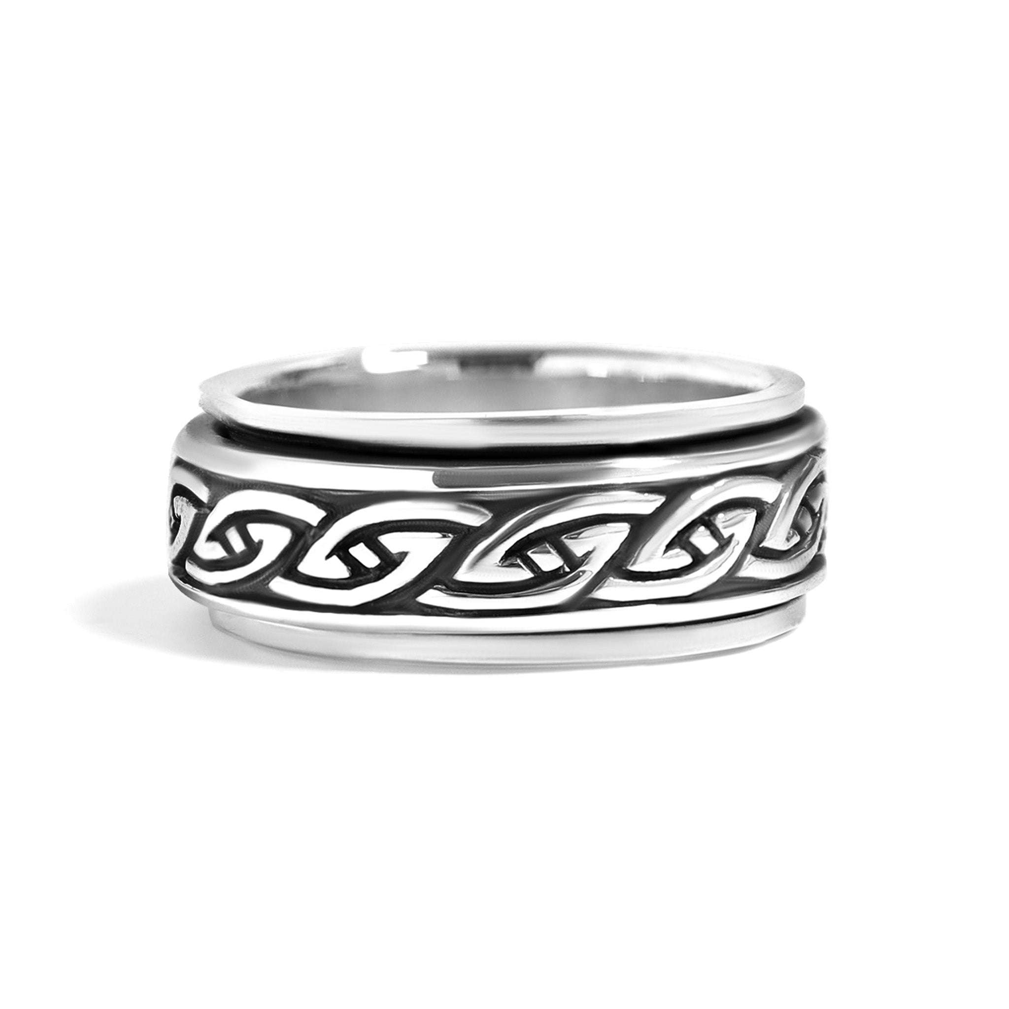 Celtic Knot Spinner Ring