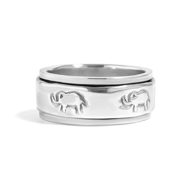 Elephant Spinner Ring