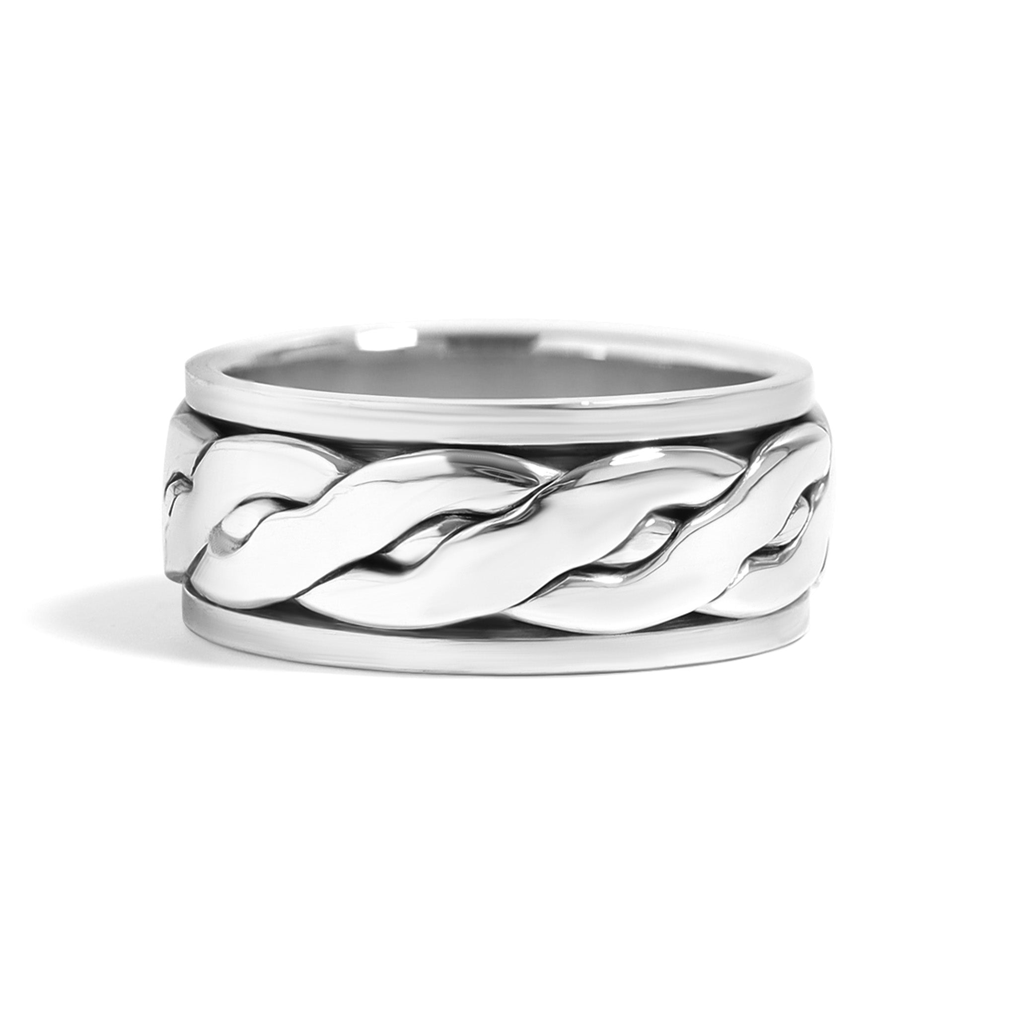 Braided Celtic Knot Spinner Ring