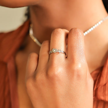 Stacking ring lifestyle photos