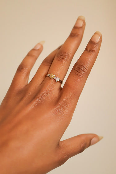 Stacking ring lifestyle photos