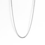 Diamond Cut Curb Chain Necklace