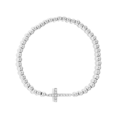 Cross Stainless Steel Metal Cross Bracelet