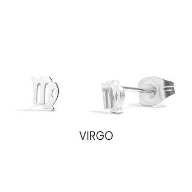 Zodiac Stud Earrings Virgo