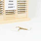Affirmations Engraved Bracelet Display