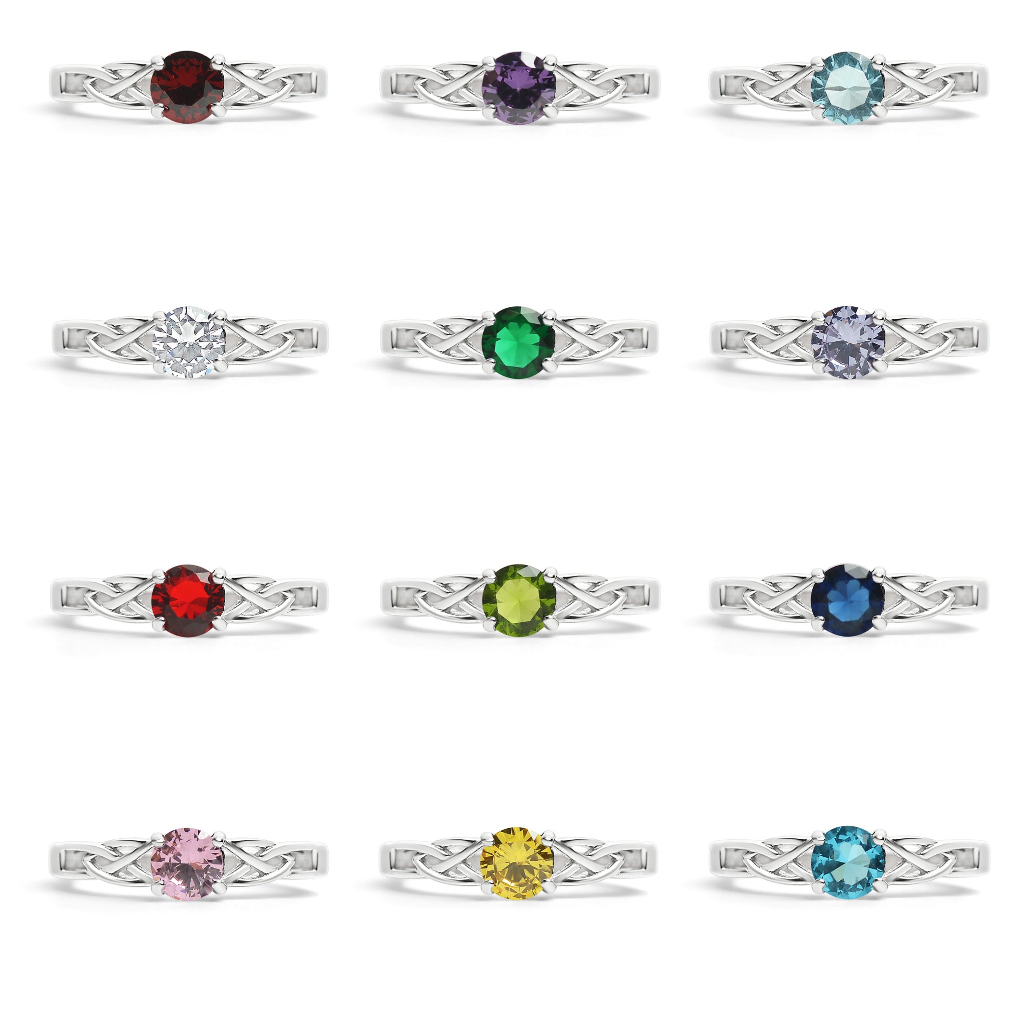 Stone Celtic Rings Group