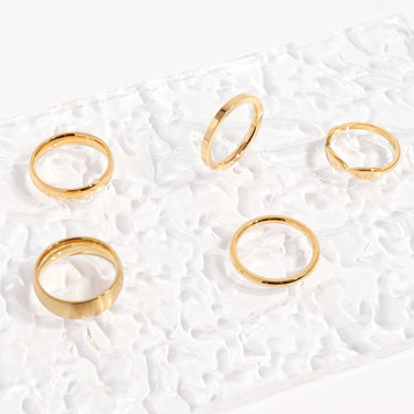 Brushed Matte Blank Ring Lifestyle