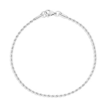 18K Gold PVD Stainless Steel Coated Rope Chain Bracelet/Anklet