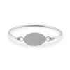Stainless Steel Oval Engravable Bracelet / BRJ9073