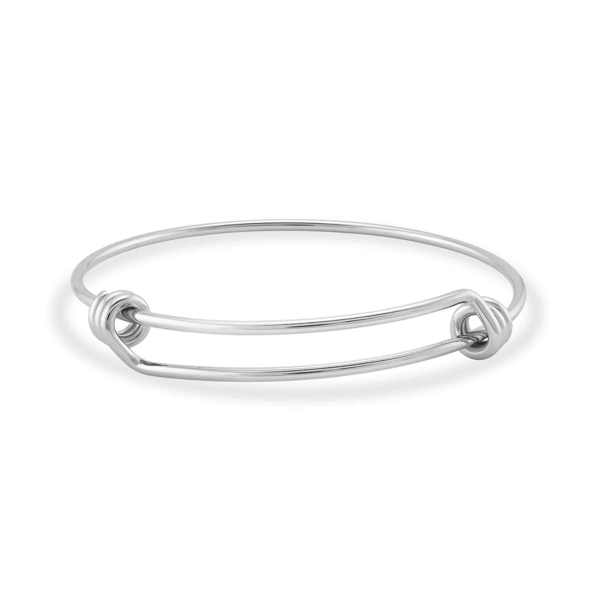 10 Pack - 75mm Stainless Steel Expandable Bangle Bracelet / BRJ9032