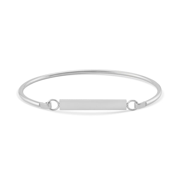 Stainless Steel Blank Flat Bar Bracelet / BRJ9043