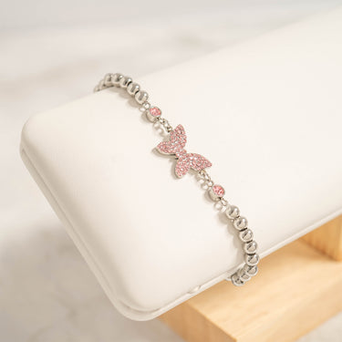 18K Gold PVD Stainless Steel Butterfly Stretch Bracelet