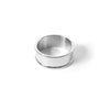 45 Pack - Stainless Steel Shallow Channel Inlay Ring Blank
