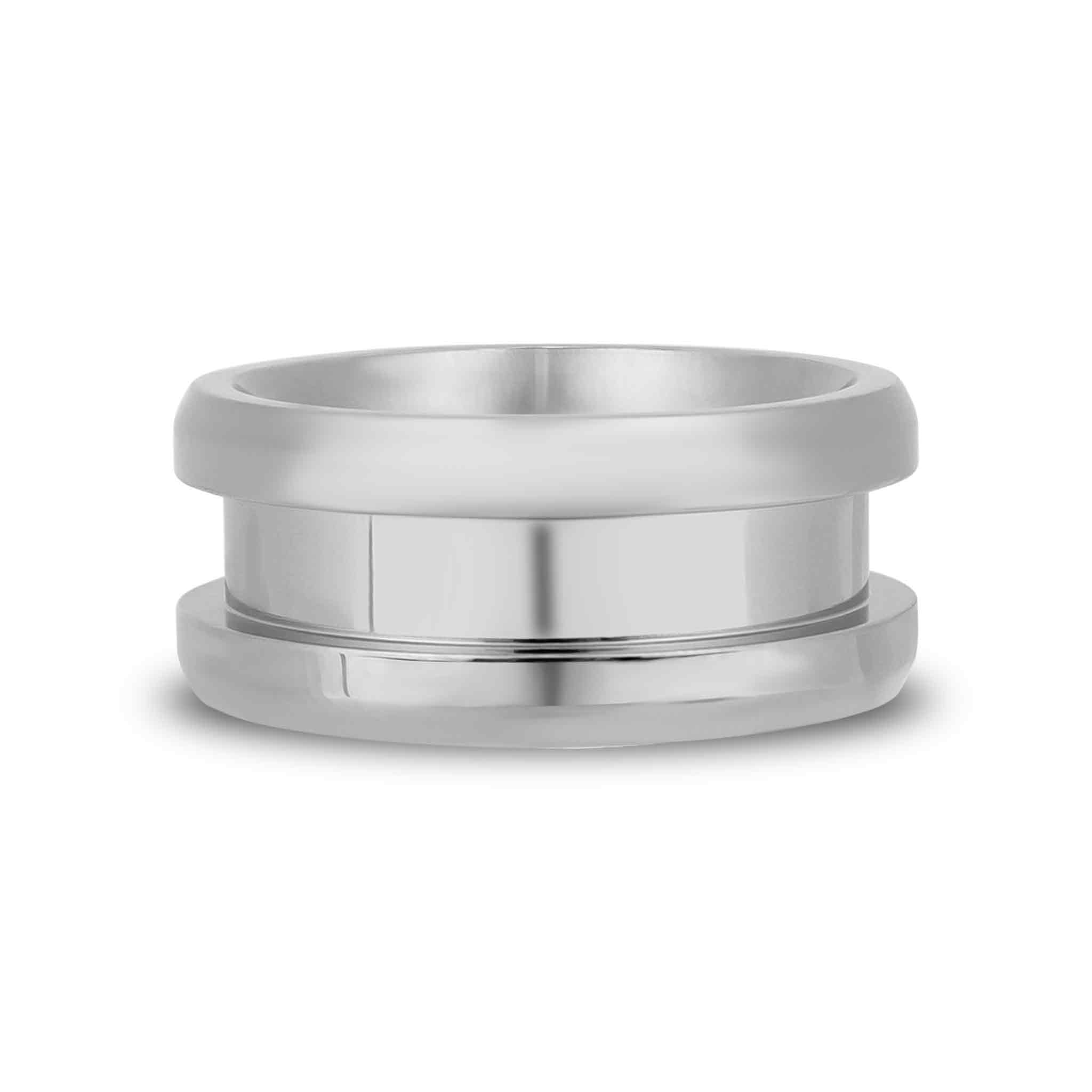 Stainless Steel Channel Inlay Ring Blank CHA0002
