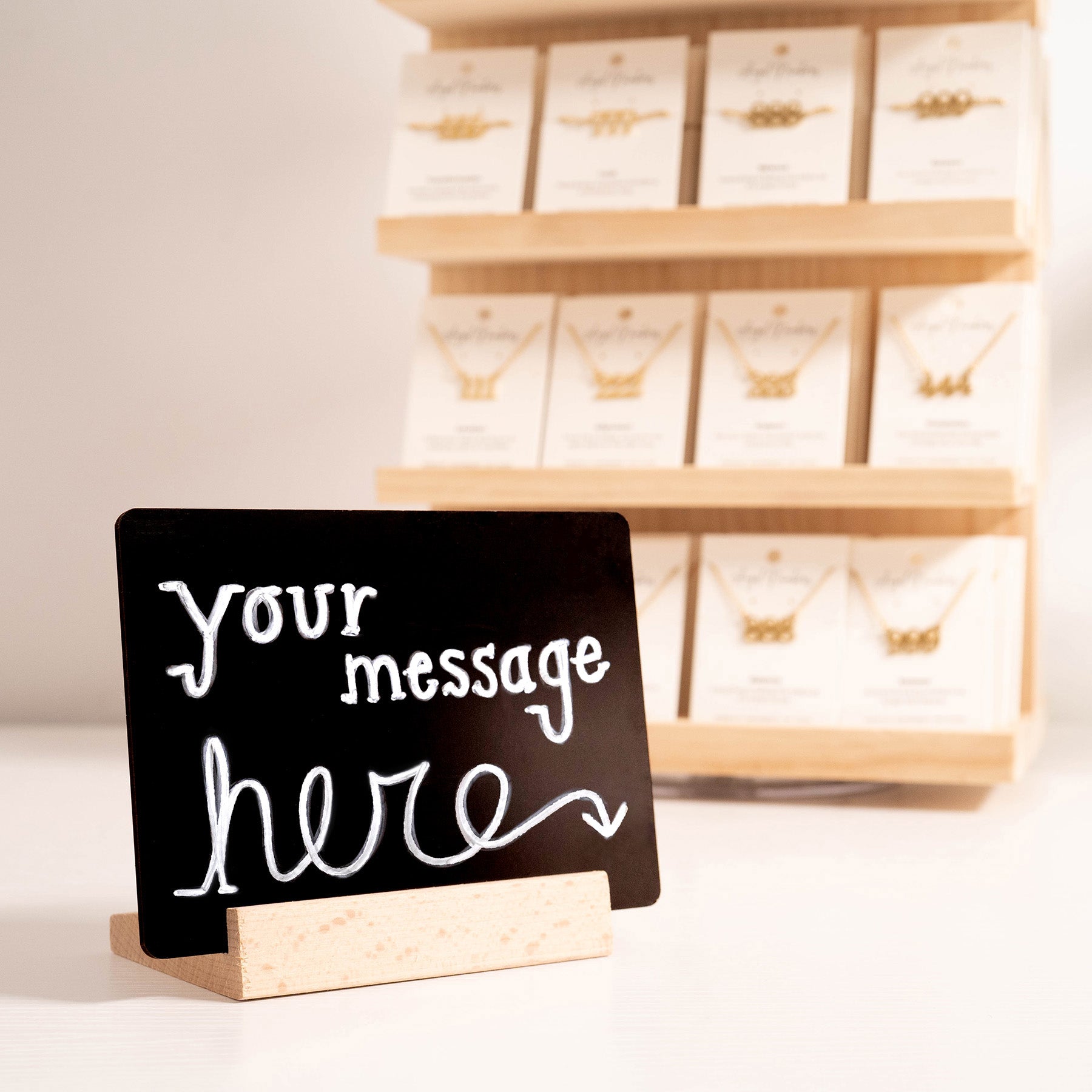 Chalk Board Sign with Marker And Eraser