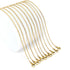 10 Pack - Gold 20" Stainless Steel Loop Chain Necklace / CHN3011