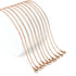 10 Pack - Rose Gold 20" Stainless Steel Loop Chain Necklace / CHN3011