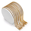 10 Pack - Stainless Steel 18K Gold PVD Coated Rope Chain Necklace 3mm 16" / CHN9702