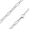 Stainless Steel Paperclip Chain Necklace / CHN9761