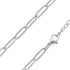 Stainless Steel Paperclip Chain Necklace / CHN9761