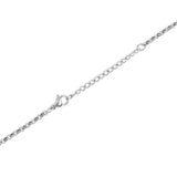 wholesale jewelry 18K Gold PVD Stainless Steel Blank Heart Hidden Message Necklace- clasp 