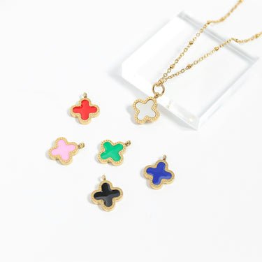 lucky clover charms various colors