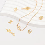 18K Gold PVD Stainless Steel Connector Sports Charms