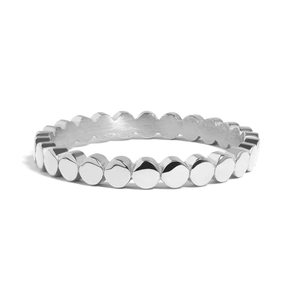 Stainless Steel PVD Coated Flat Circle Stacking Ring / CSR0009