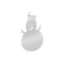 Polished Stainless Steel Engravable Blank Snowman Ornament / CTO1001