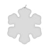 Stainless Steel Blank Snowflake Ornament / CTO1003