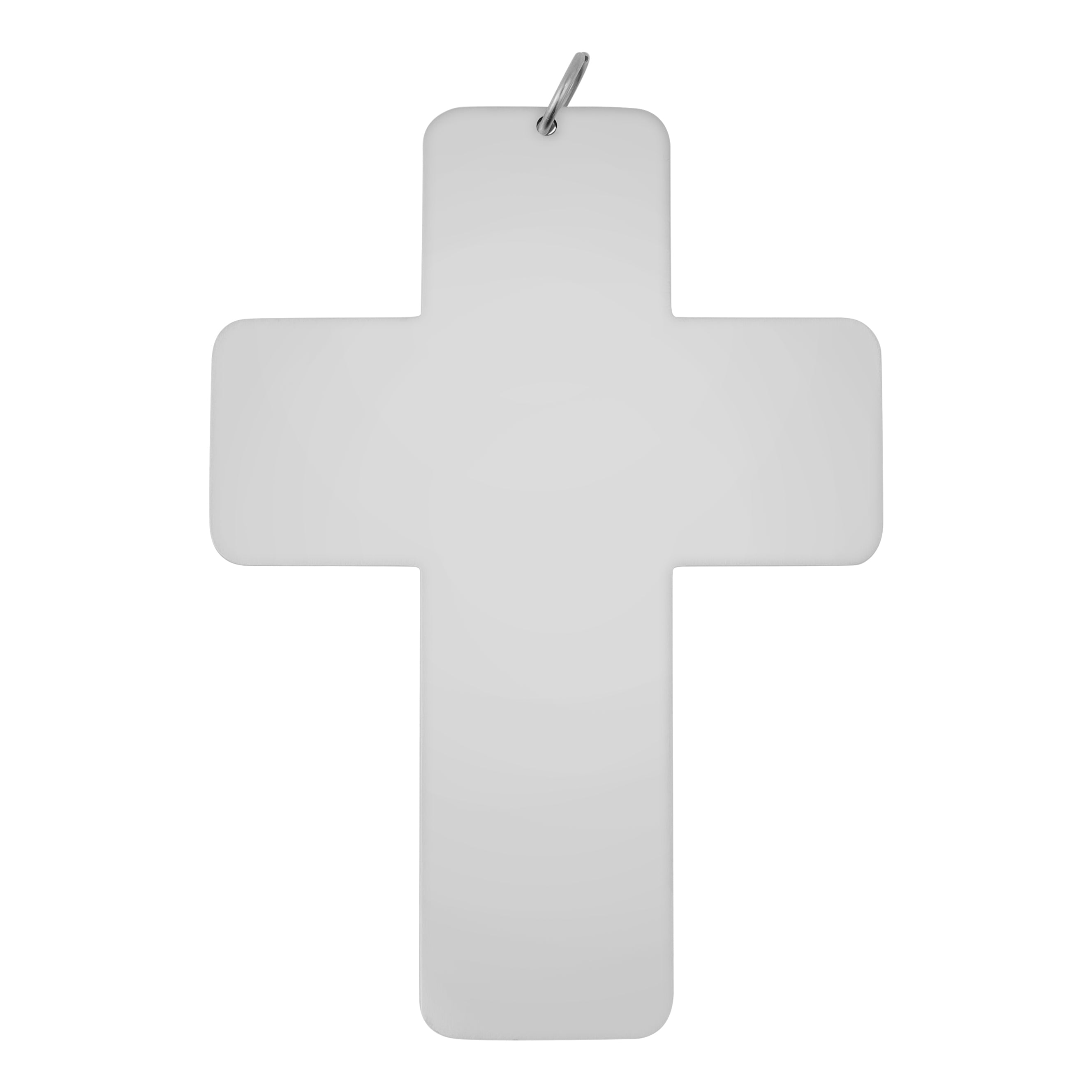 Stainless Steel Blank Cross Ornament / CTO1004