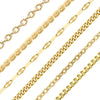 "Dainty" 18K Gold PVD Assorted Chain Necklace Set / BND0039