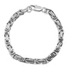 Stainless Steel Byzantine Chain Bracelet 5mm 09" / DIS0006