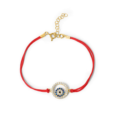 Bracelet pendentif pour les yeux Evil en acier inoxydable/DIS0041